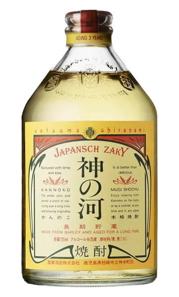 神の河 麦焼酎 ［麦焼酎］12本まで同梱可★25度　神の河　720ml　1本　（3年以上長期貯蔵）（本格焼酎）（貯蔵焼酎）（かんのこ）薩摩酒造