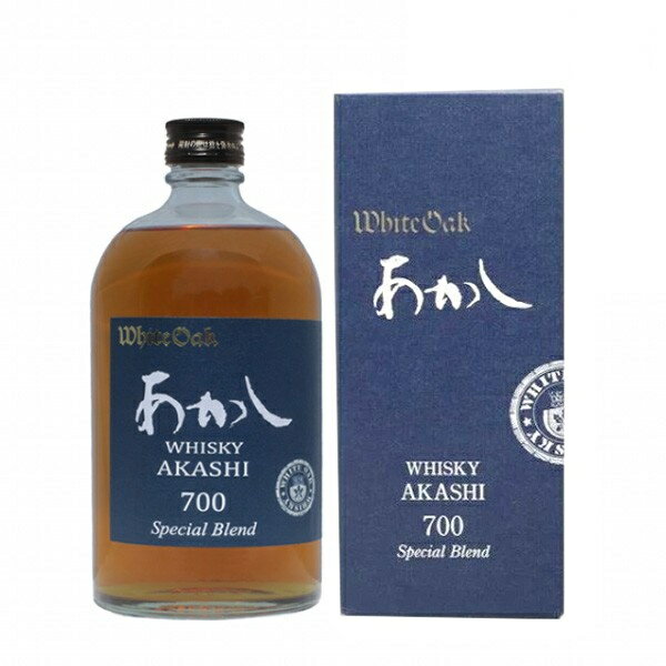 ［ウイスキー］24本まで同梱可★ホワイトオーク　あかし　スペシャルブレンド　700ml　1本　（化粧箱入）（箱入り）（箱付き）（カートン入り）江井ヶ嶋酒造