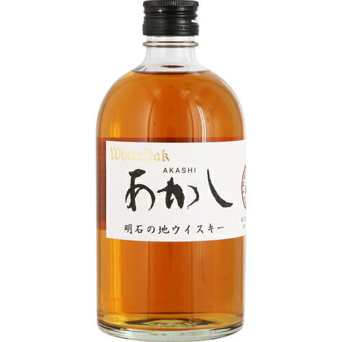 ［ウイスキー］12本まで同梱可★40度　ホワイトオーク　地ウイスキーあかし　500ml　1本　（ブレンディッドウイスキー）（明石の地ウイ..