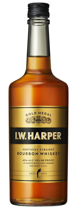 ［ウイスキー］24本まで同梱可★40度　I.W.ハーパー　ゴールドメダル　700ml　1本　（40％）（バーボン）（I.W.HARPER）（GOLDMEDAL）