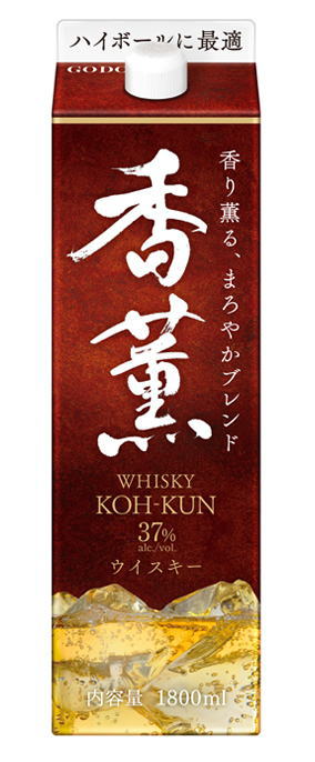 [ウイスキー]2ケースまで同梱可★ウイスキー 香薫 1.8Lパック 1ケース6本入り (1800ml)(2000)合同酒精