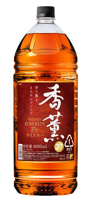 ［ウイスキー］1ケースで1梱包★ウイスキー　香薫　4Lペット　1ケース4本入り　（4000ml）（4リットル）（PET）合同酒精