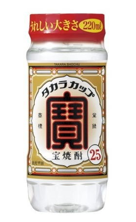 製造元 宝酒造 アルコール度 25度 容量 220ml 原料 サトウキビ・糖蜜・大麦・トウモロコシ25度　宝焼酎　220ml 宝焼酎は、サトウキビ糖蜜を原料とし、「連続式蒸留機」で繰り返し蒸留を行うことで生まれたピュアな焼酎と、大麦・トウモロコシを原料として、熟成させた焼酎をブレンドすることで、すっきりとした飲み飽きない味わいを実現しています。 そこには、長い間宝酒造が磨き続けてきた蒸留・ブレンド技術がふんだんに活かされているのです。 宝酒造は、これからもこの技術に磨きをかけ、 いつの時代も愛される“安心の品質”をお届けして参ります。 商品ラベルは予告なく変更することがございます。ご了承下さい。