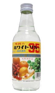［焼酎甲類］40本まで同梱可★35度　ホワイトリカー　めいり　360ml瓶　1本　（35％）（ホワイトリカー　メイリ）（明利のホワイトリカー）（梅酒・果実酒用）（天然水仕込み）（ビン・びん）明利酒類株式会社のサムネイル