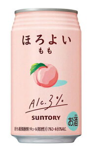 ［缶チューハイ］3ケースまで同梱可★サントリー　ほろよい　もも　350ml　1ケース24本入り　（350缶）（桃・モモ）SUNTORY