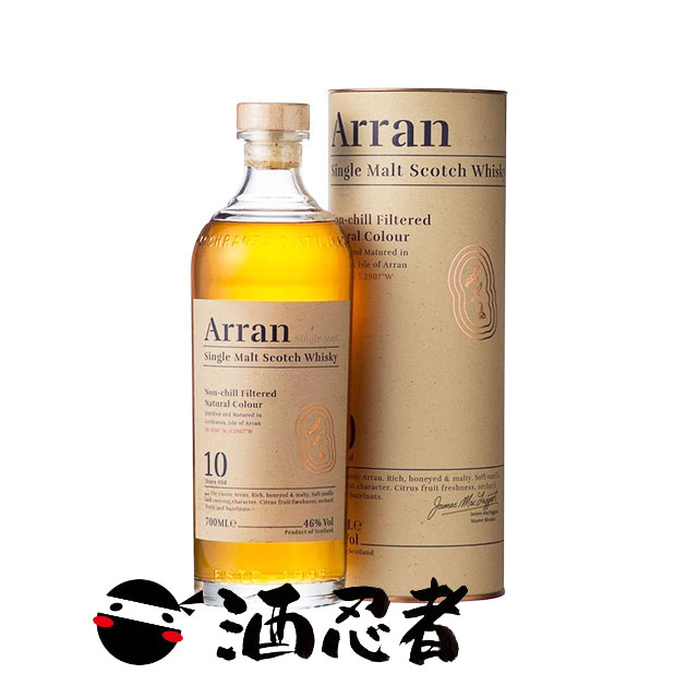 ウイスキー アラン 10年　46度　700ml　並行輸入品