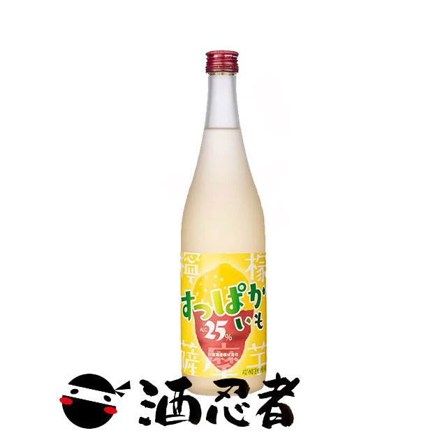 【名称・内容量】限定　すっぱかいも　リキュール　25度　720ml 【原材料】本格焼酎（国産・芋焼酎）、砂糖、レモン果汁、香料 【保存方法】常温 【商品説明】 取扱い・流通限定商品。 爽やかなレモンの香りが特徴。 シチリア産レモン果汁と、減...