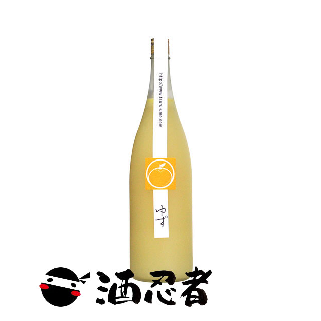 鶴梅　ゆず酒 (柚子酒)　7度　1800ml