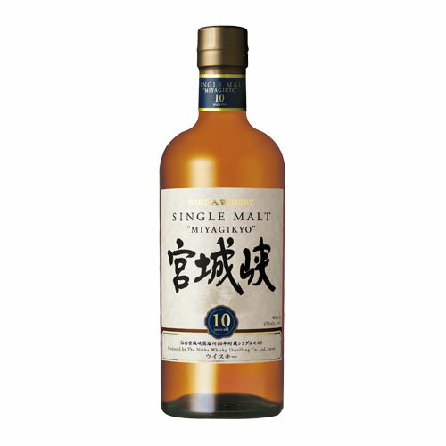 シングルモルト　宮城峡10年 45度　700mlnikkamaltwhisky仙台宮城峡蒸留所シングルモルト【箱無し】