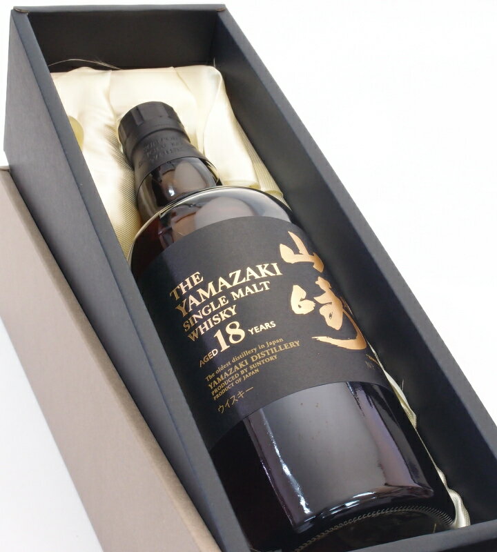 サントリー　シングルモルトウイスキー　山崎 18年43度　700ml【ギフト】【のし対応】【ギフト箱入り包装代金含む】THE YAMAZAKI SINGLE MALT WHISKY
