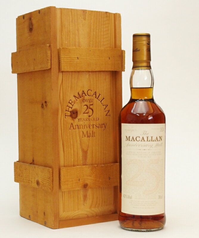 ザ・マッカラン ウイスキー ザ・マッカラン 25年 アニバーサリー43%700ml　The MACALLAN 25Years　Anniversary【クレジット決済・銀行振り込み決済に対応】【代引き決済不可】