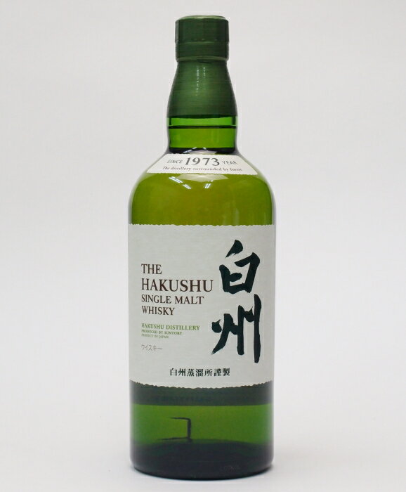 シングルモルトウイスキー白州NV　43度　700ml　THE HAKUSHU SINGLE MALT WHISKY