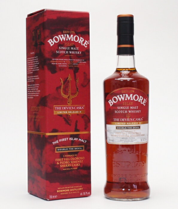 BOWMORE ボウモア デビルズカスク　LIMITED RELEASE III　56.7%700ml　BOWMORE Devil's cask