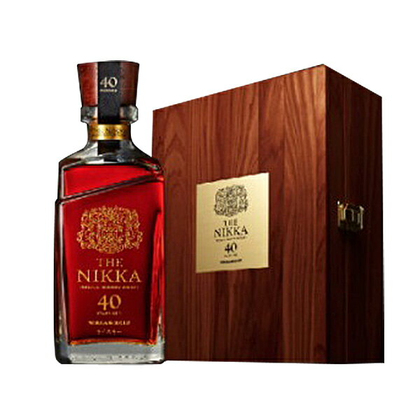 ザ・ニッカ40年43%700ml【数量限定品】【NIKKA,WHISKY】 【THE NIKKA PREMIUM BLENDED WHISKY 40YEARS OLD】【クレジット決済・銀行振り込み決済に対応】【代引き決済不可】