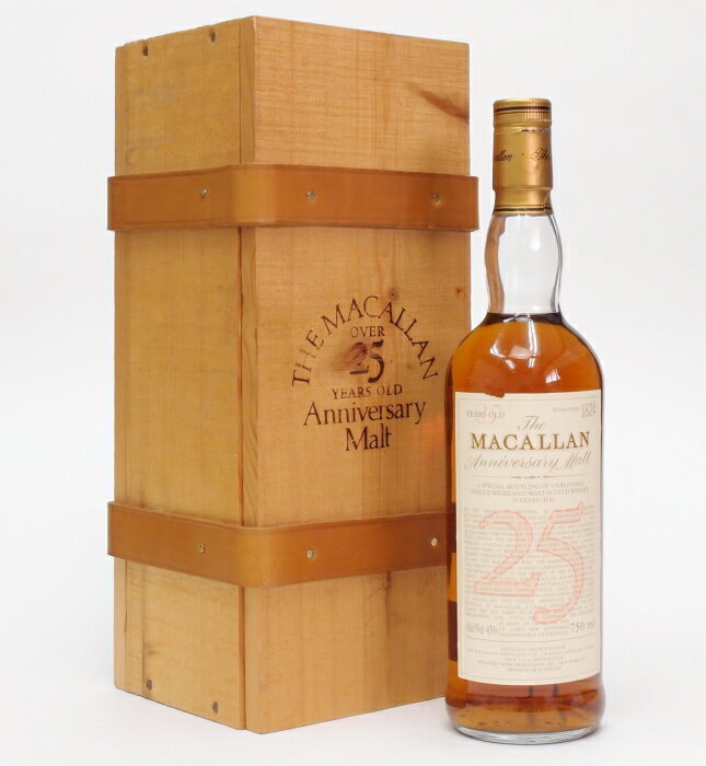 ザ・マッカラン ウイスキー ザ・マッカラン 25年 アニバーサリー43%750ml　The MACALLAN 25Years　Anniversary【クレジット決済・銀行振り込み決済に対応】【代引き決済不可】