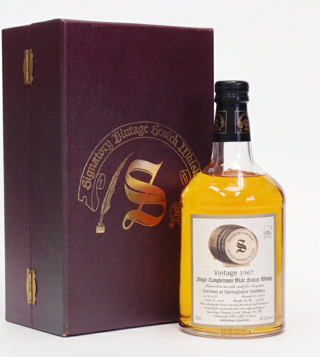 スコッチ・ウイスキー, モルト・ウイスキー  34 1967-200147.2 