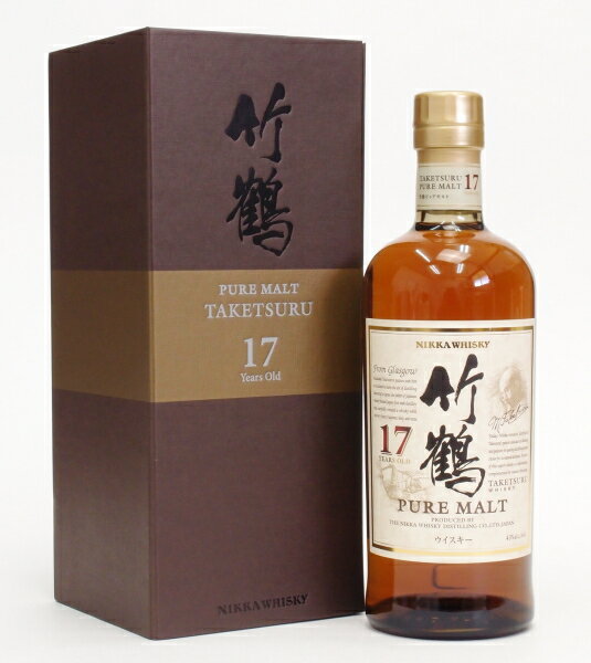 ニッカ　竹鶴　ウイスキー ニッカ　竹鶴17年ピュアモルト【EU限定】43度700mlnikkamaltwhisky taketsuru