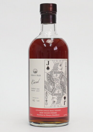 イチローズ・モルト　カード ジャック・オブ・スペーズ【1990-2007】54%700ml＃7002 Ichiro’s Malt CARD JACK of SPADES【クレジット決済・銀行振り込み決済に対応】【代引き決済不可】