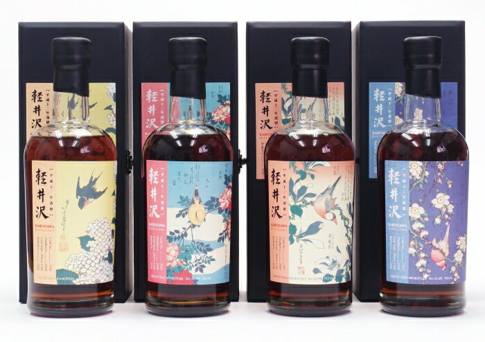 軽井沢 【2000-2018】【平成12年蒸留】シェリーカスク花鳥繪 4本セット700mlJapanese Single Cask Malt Whisky【クレジット決済/銀行振り込み決済に対応】【代引き決済不可】