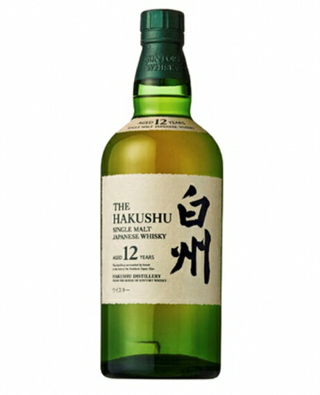 【サントリー】シングルモルトウィスキー白州12年43度700ml【 The Hakushu Single Malt Whiskey】