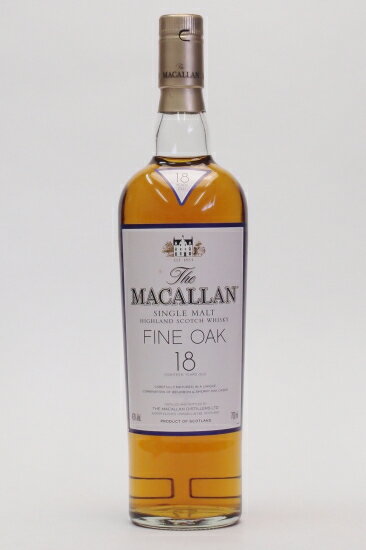 ザ・マッカラン18年ファインオーク43度700ml【箱無し】【正規輸入品】The MACALLAN 18Years FINE OAK