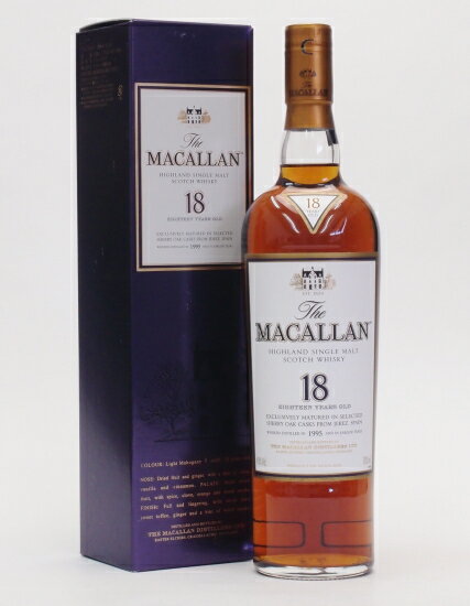 MACALLAN ザ・マッカラン 18年43度700ml【2016年リリース】【箱付】【正規輸入品】The MACALLAN 18Years