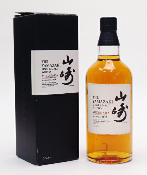 シングルモルト山崎　ミズナラ　48度　700ml　THE YAMAZAKI SINGLE MALT WHISKY