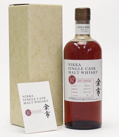 ニッカ シングルカスク 北海道余市モルト10年【2004-2014】【#406161】【Yoichi】58%700ml