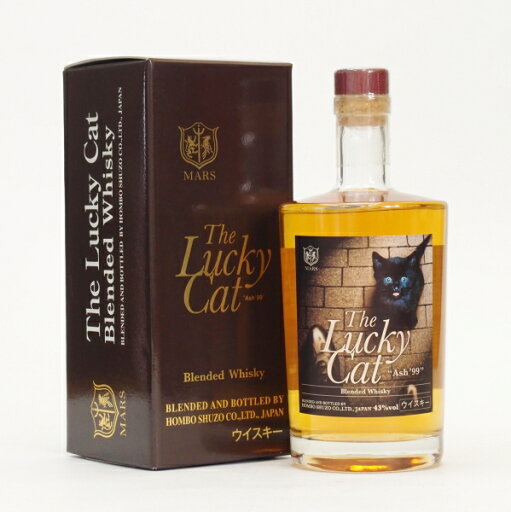 マルスウイスキー ザ・ラッキーキャット アッシュ 99 43% 500ml マルスウイスキー ザ・ラッキーキャット アッシュ 99 43% 500ml