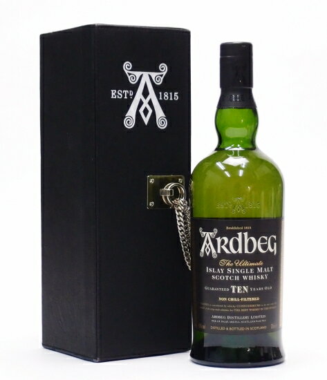 アードベッグTEN46度　700ml【ARDBEG'10】【革製箱付き】