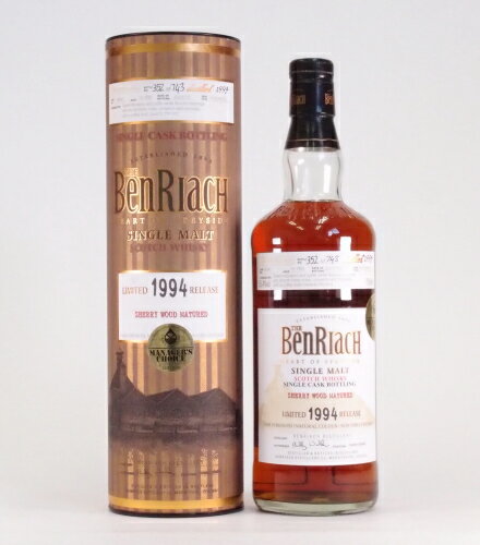 ベンリアック15年1994シェリーウッド・マチュアード55.4%700ml