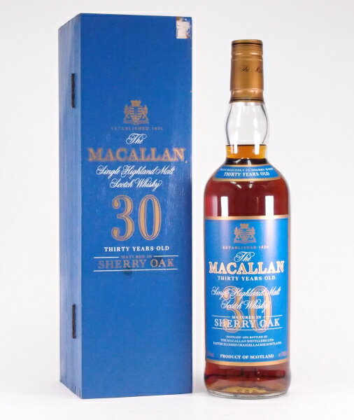 ザ・マッカラン 30年700ml43度【ブルーラベル】シェリーオーク The MACALLAN 30Years【銀行振り込み決済・クレジット決済に対応】【代引き決済不可】