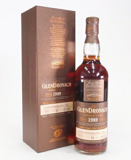 GLENDRONACH グレンドロナック 1989 シングルカスク 21年 54.1%700ml #2917