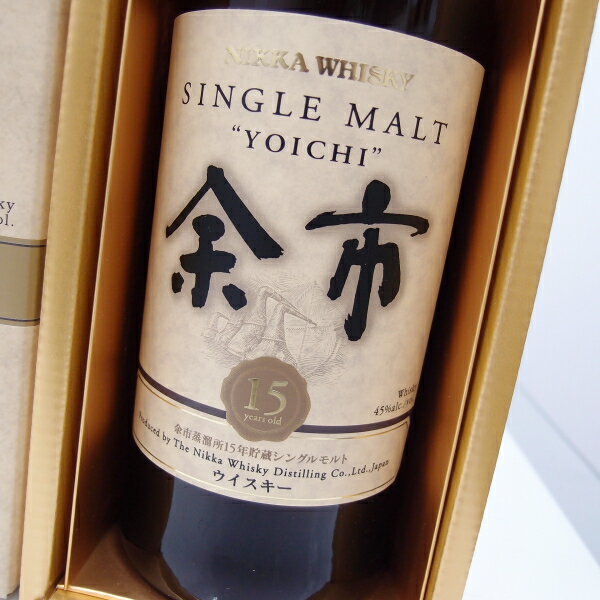 シングルモルト余市15年 45度700ml　nikkamaltwhisky