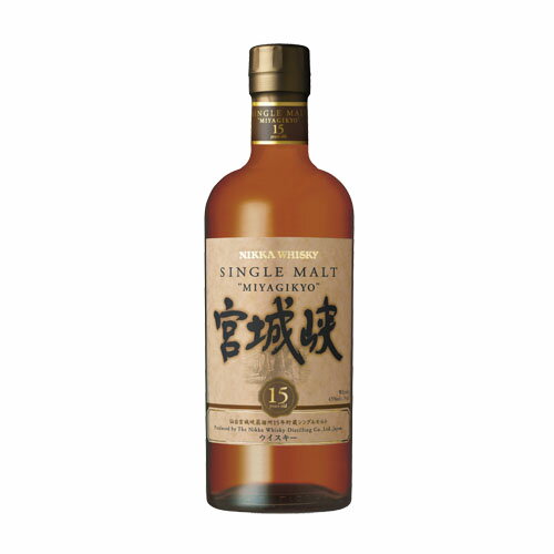 シングルモルト宮城峡15年45度700mlnikkamaltwhisky仙台宮城峡蒸留所シングルモルト【箱無し】