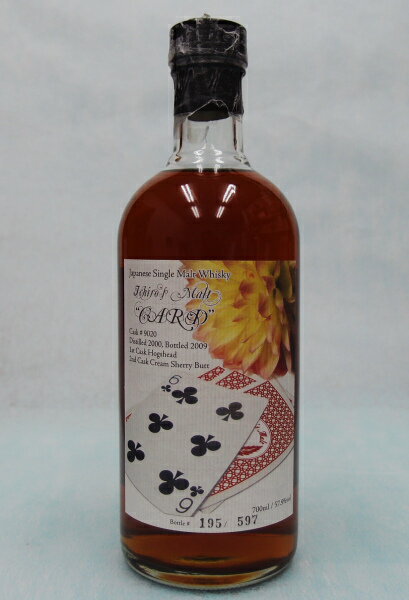 イチローズモルト　シックス・オブ・クラブス【2000-2009】57.9%700ml Ichiro’s Malt　CARD　Six of Clubs【銀行振り込み決済・クレジット決済に対応】【代引き決済不可】