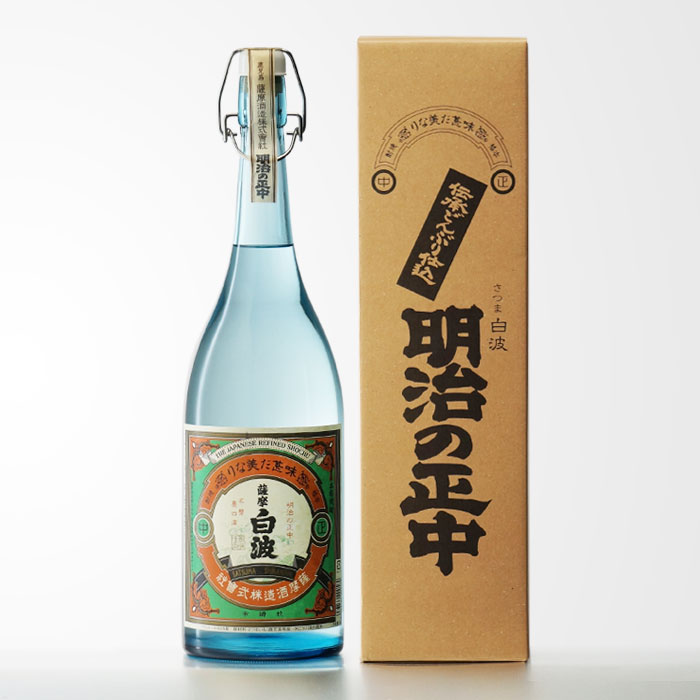 マラソン中P2倍 【ギフト対応可】明治の正中 （めいじのしょうちゅう） 25度 1800ml 薩摩酒造 明治時代の製法を再現した芋焼酎 焼酎 芋 お酒 酒 ギフト プレゼント 飲み比べ 内祝い 誕生日 男性 女性 敬老の日のサムネイル