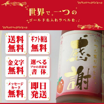 【金文字】【名入れ】【送料無料】 あまおうはじめました 苺梅酒 リキュール 篠崎株式会社 6度 500ml瓶 【RCP】