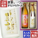 名入れ芋焼酎 金文字 名入れ 茜霧島900ml + 博多献上芋720ml 合計2本セット 地域別 送料無料 25度 芋焼酎 霧島酒造 宮崎県 焼酎 芋 お酒 酒 ギフト プレゼント 飲み比べ 記念品