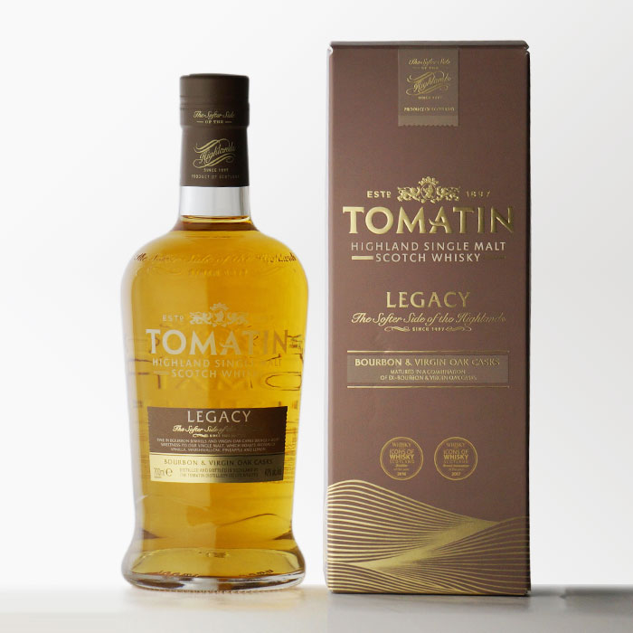 TOMATIN 【ギフト対応可】正規輸入品 トマーティン レガシー 43度 700ml 箱付き 洋酒 ウイスキー お酒 酒 ギフト プレゼント 飲み比べ 内