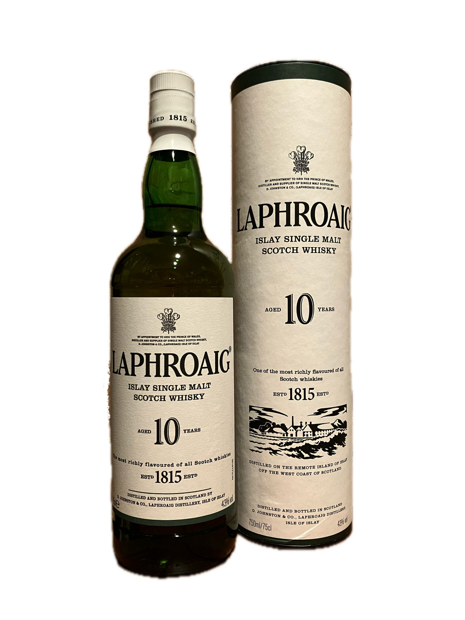 LAPHROAIG ラフロイグ 10年 750ml 43％ ウイスキー モルト スコットランド アイラ シングルモルト スコッチウイスキー