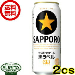 サッポロビール 黒ラベル 【500ml缶 48本 2ケース 】送料無料 倉庫出荷 缶ビール