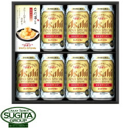 アサヒ スーパードライジャパンスペシャルビールセット　JS-2N景品（おかき）付