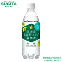 北海道富良野ホップ 炭酸水【500ml×48本(2ケース)】 ｜ ポッカサッポロ ペットボトル 無糖 ソーダ 炭酸水 北海道 上富良野 サッポロビールフラノビューティ種 送料無料 倉庫出荷