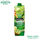 野菜生活100 Smoothie グリーンスムージー 1000g【1000g×6本(1ケース)】 | 送料無料 倉庫出荷 カゴメ野菜果実ミックスジュース 紙パッ...