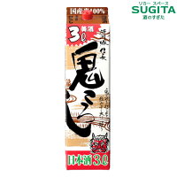 清州城信長 鬼ころし 3L パック　|　日本酒 清酒 3000ml パック酒 清洲城信長 鬼ころし 辛口アルコール度数 15度 愛知 清須市 清洲桜醸造 信長