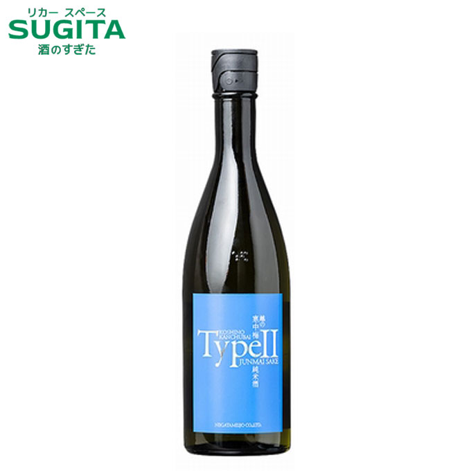 越の寒中梅 Type2 純米酒 720ml　 (12本まで同一送料)　｜　清酒 日本酒 越の寒中梅 新潟 新潟銘醸 タイプ2ワイングラス でおいしい 地酒 ニュータイプ(4)