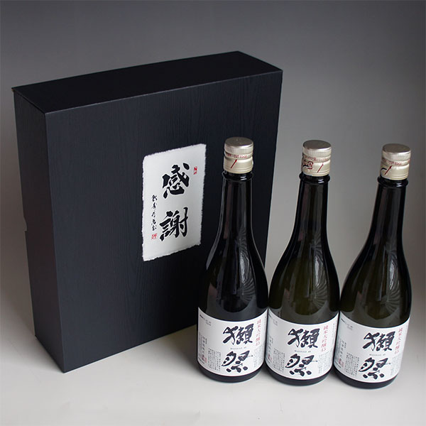 日本酒セット 獺祭 純米大吟醸 45 720ml 3本 旭酒造 山口県 【黒箱】 感謝のギフト...