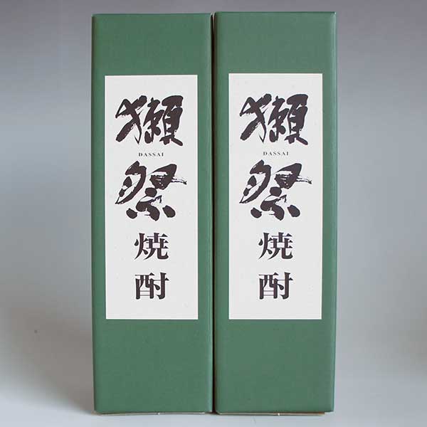 敬老の日 獺祭 焼酎 39度 720ml 米粕取り焼酎 720ml 2セット ギフト箱入り 獺祭の純正包装紙で一個ずつ無料包装