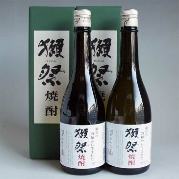 敬老の日 獺祭 焼酎 39度 720ml 米粕取り焼酎 720ml 2セット ギフト箱入り 獺祭の純正包装紙で一個ずつ無料包装